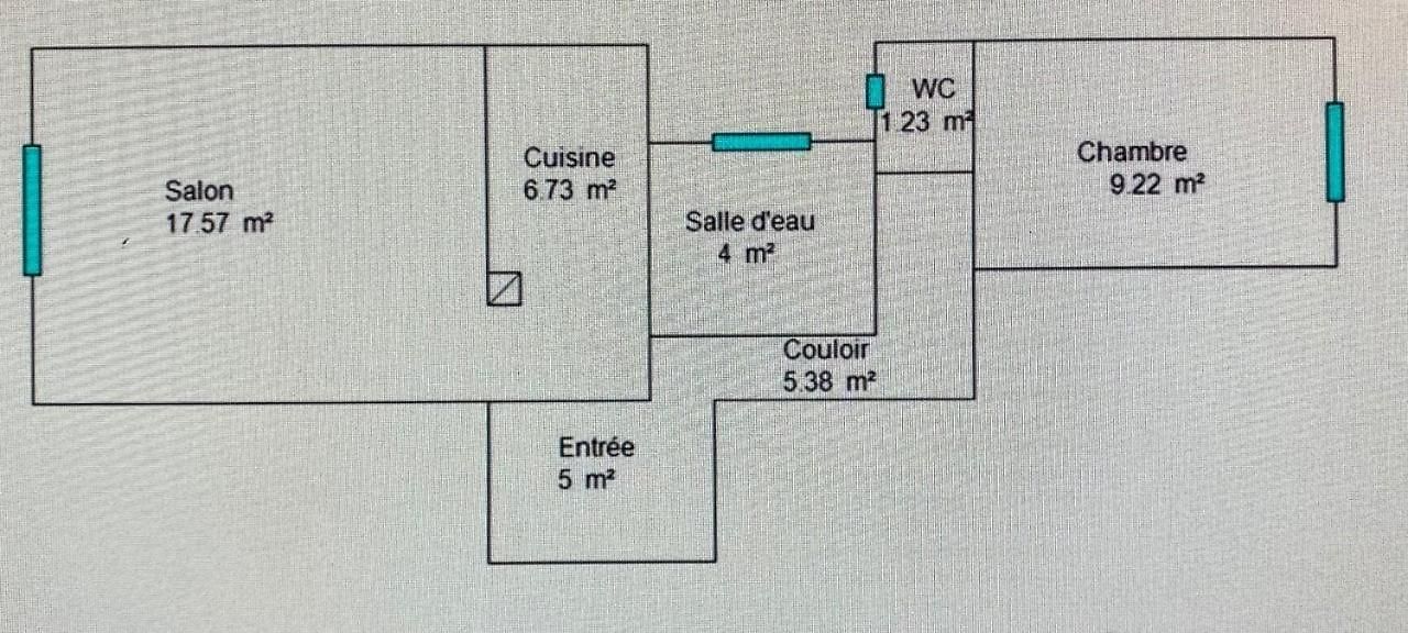 Appartement 50m2 Carré D'or Proche Nice