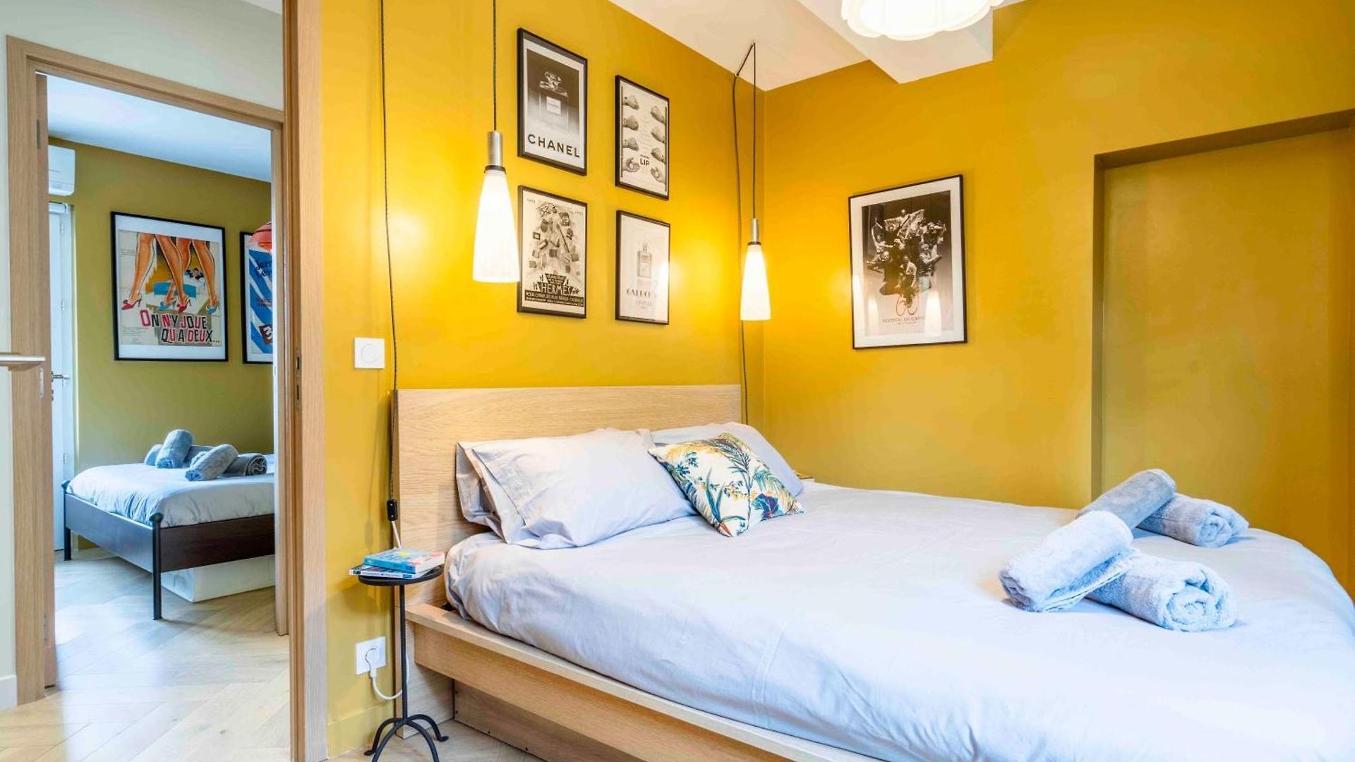 Appartement 2 Chambres, Balcons, Vue Imprenable, Climatisation - Palace Bleu *