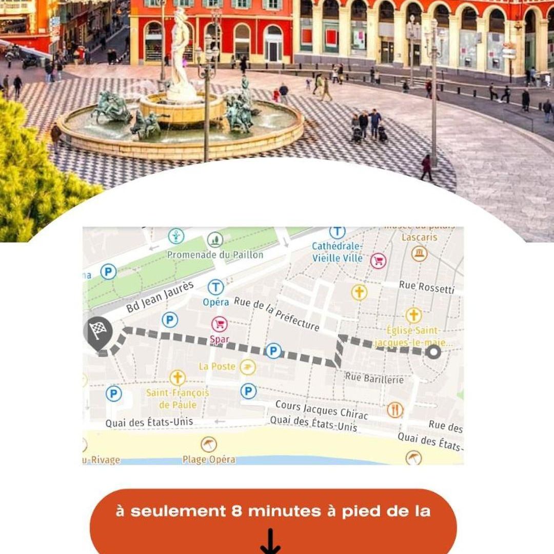 Au Coeur Du Vieux Emplacement Idéal! Appartement Nice