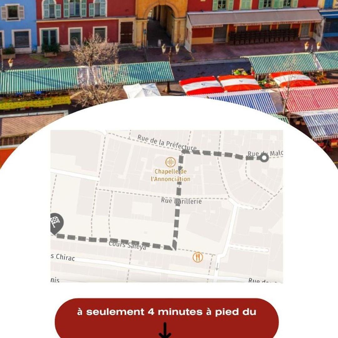 Au Coeur Du Vieux Emplacement Idéal! Appartement Nice