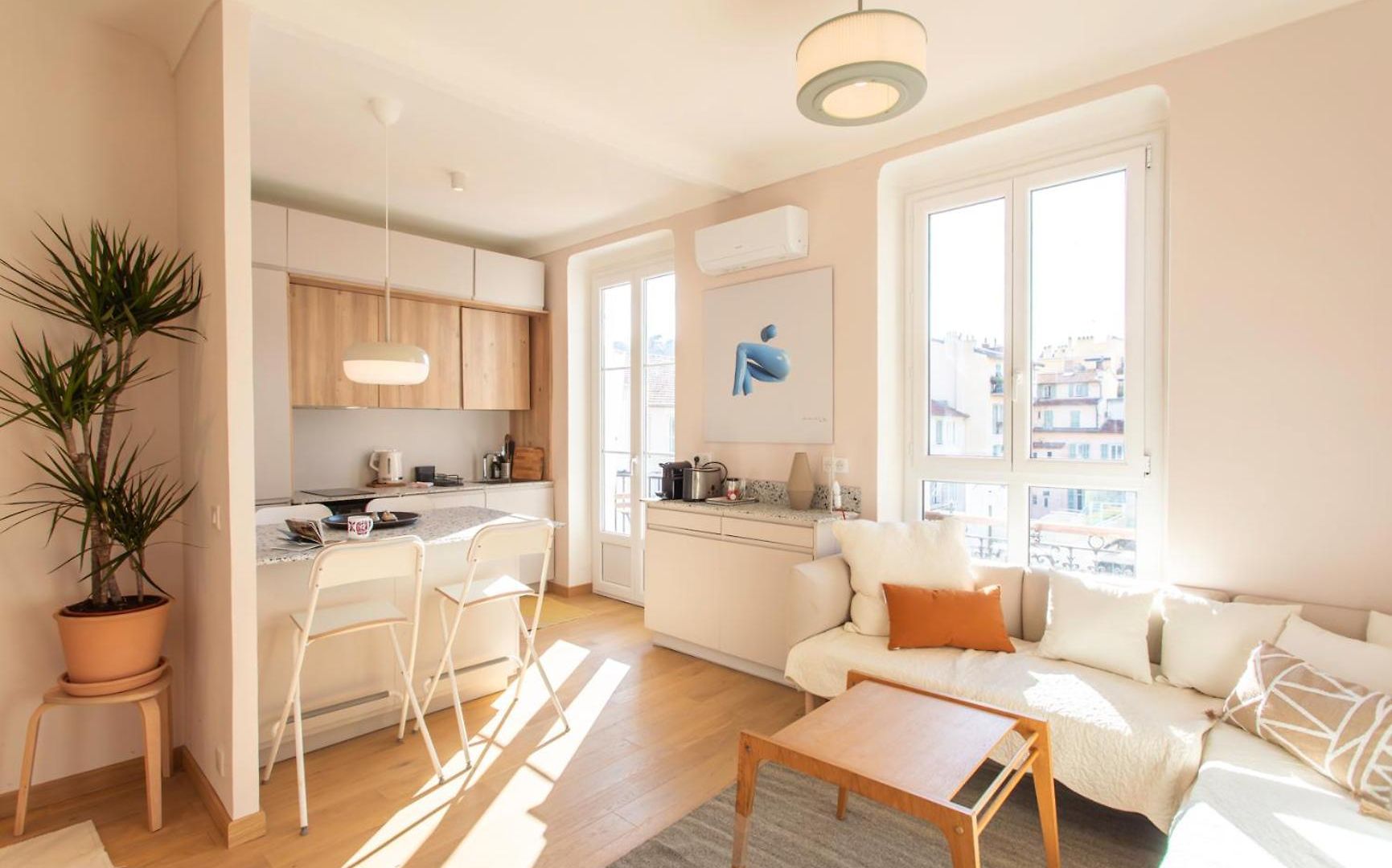 #25 Staywizus - 2bdr Port, 5min From The Old Town Balcony, Ac & Wifi