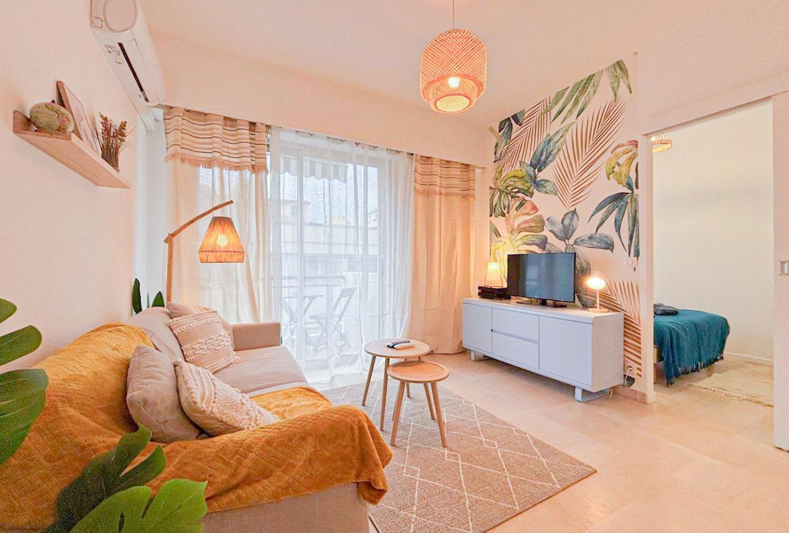 Plage, Promenade & Confort - Wifi, Ac, 4 Pers Appartement Nice
