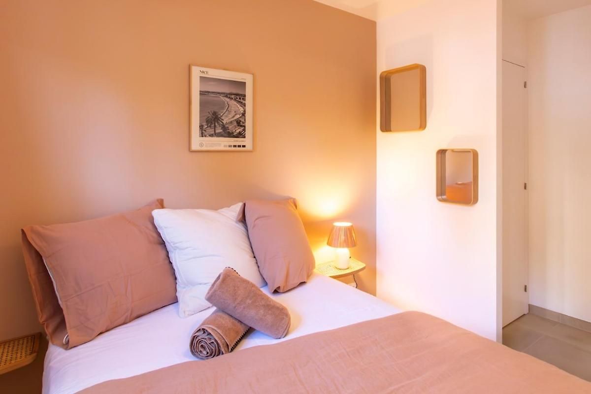 Appartement #41 Staywizus - Flat For 6, 3 Bdr Parking Wifi 5mins Walk Tram T1 Nice