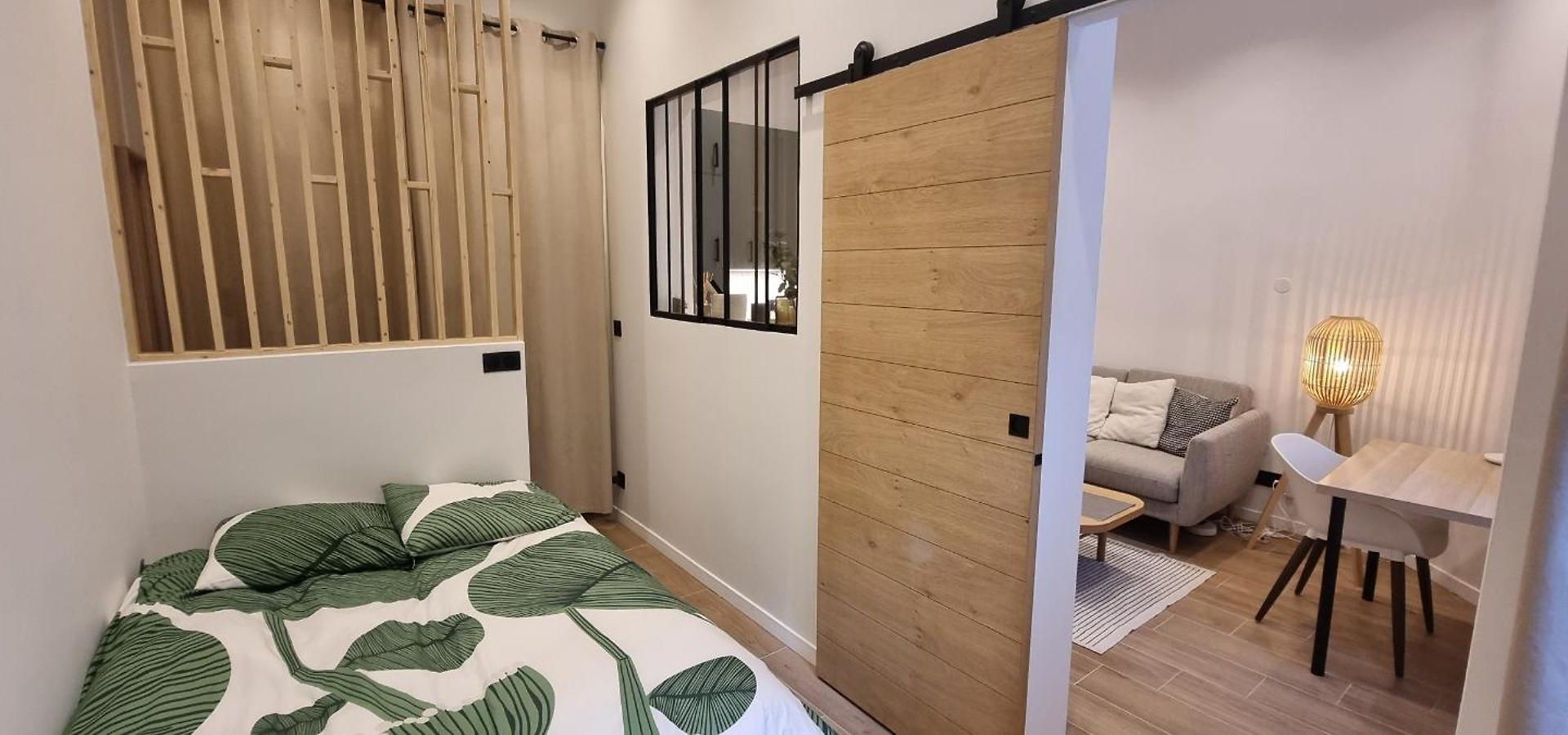 Tres Joli 2 Pieces A Cote De L'ac Marriott Apartment *