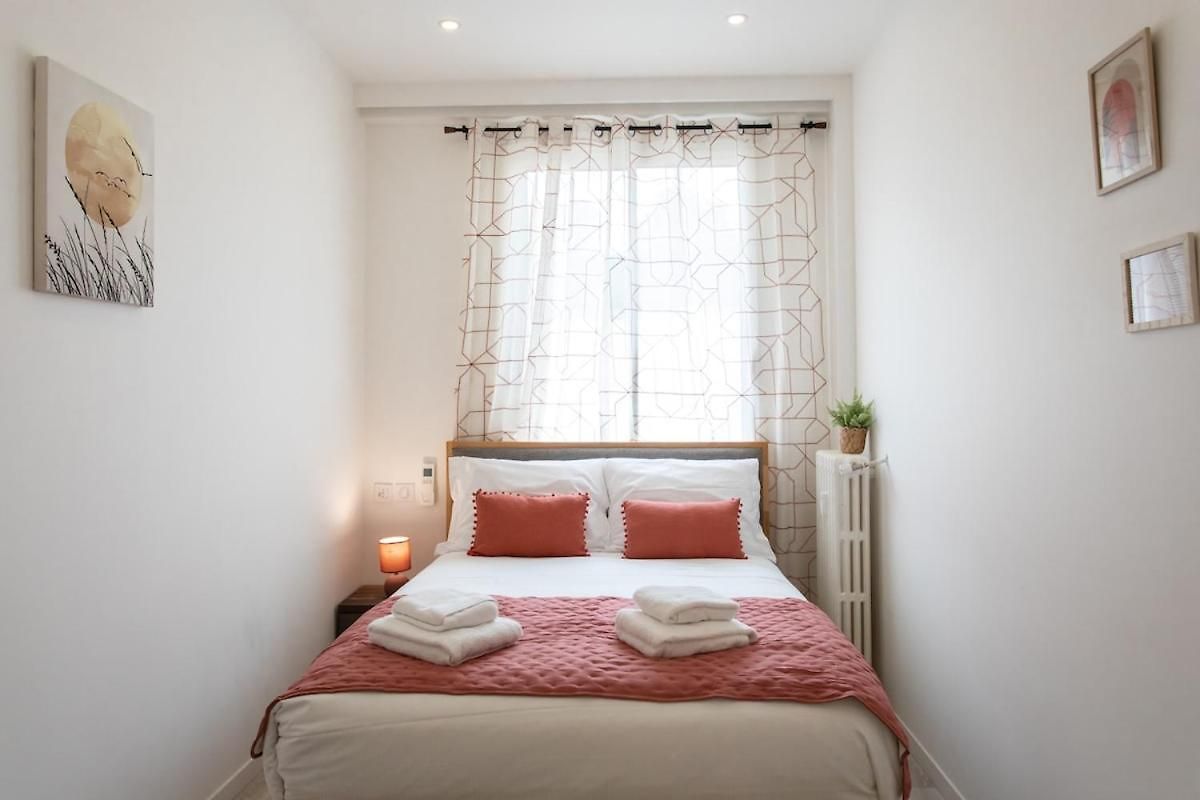 L38 Staywiz Us - Fleur 7min Walk To Beach,free Park,balc&ac Appartement Nice