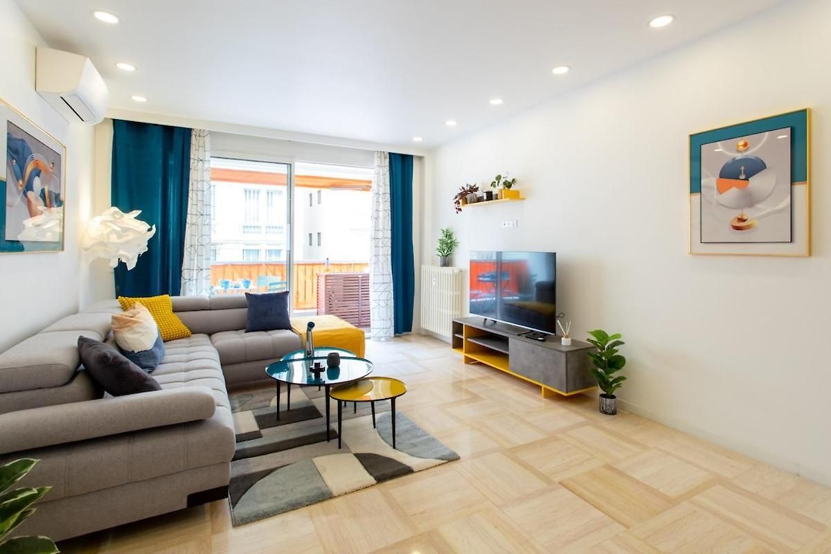 Appartement L38 Staywiz Us - Fleur 7min Walk To Beach,free Park,balc&ac