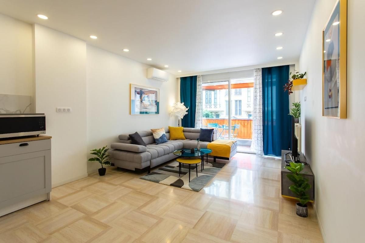 L38 Staywiz Us - Fleur 7min Walk To Beach,free Park,balc&ac * Nice
