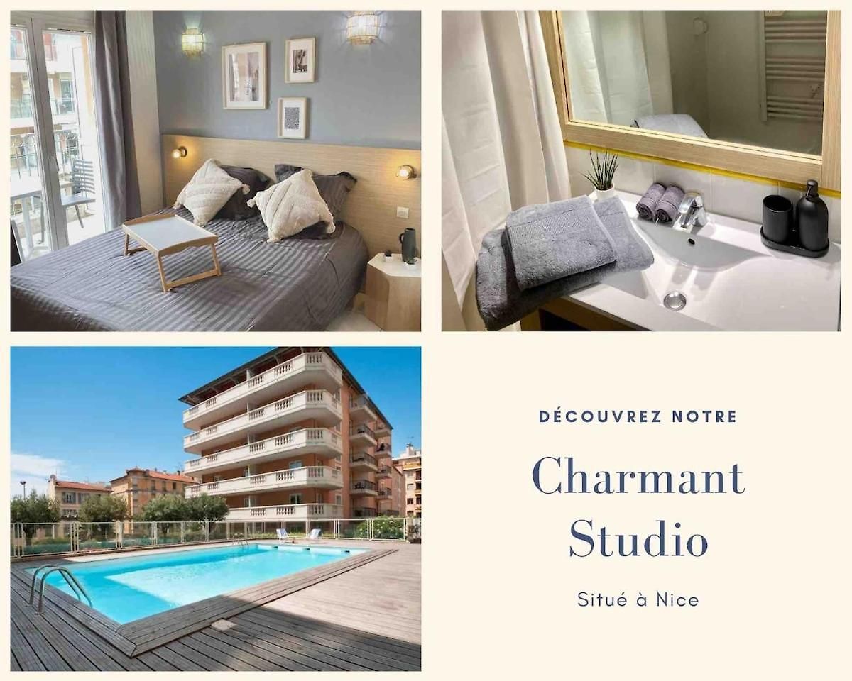 Appartement Charming With Swimming Pool Nice