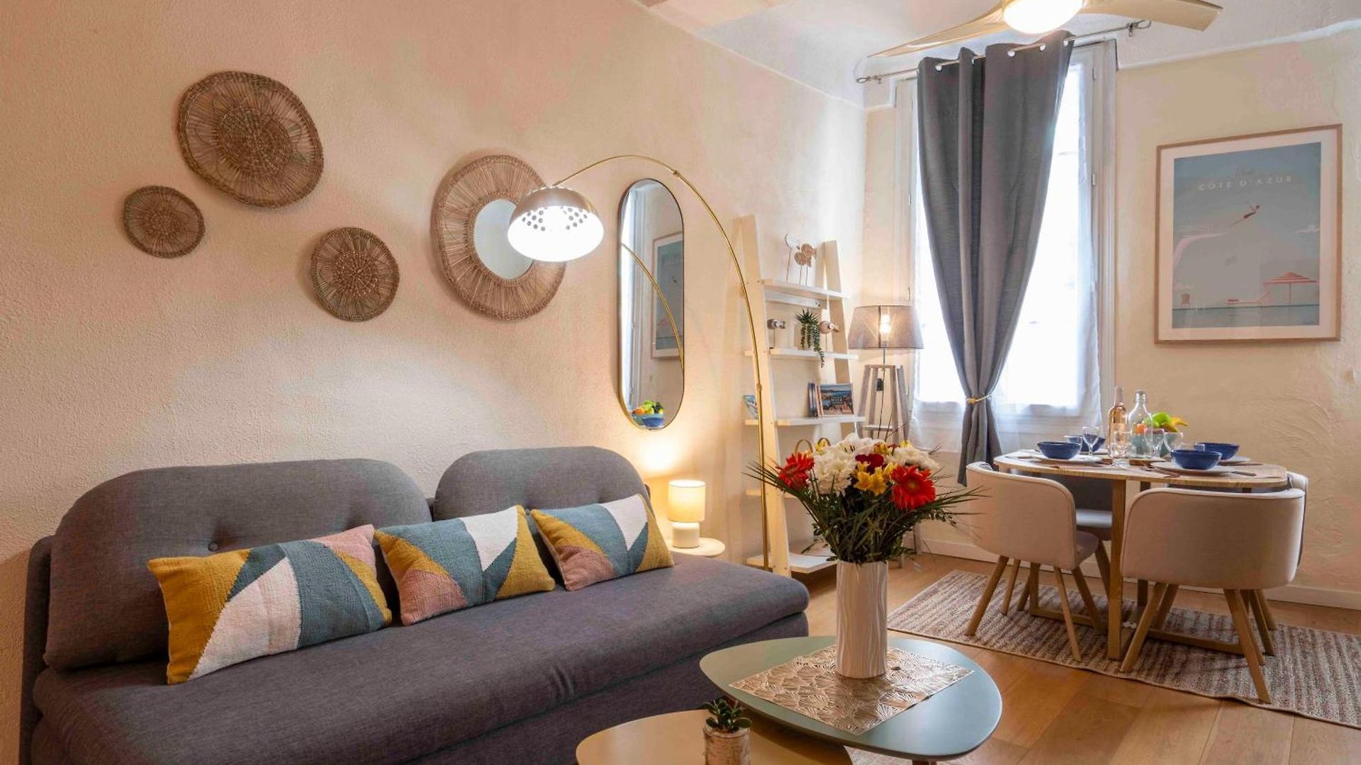 Charming Flat, Fully Equipped, Air Conditioning, Only 300m - La Loge Apartment Nice