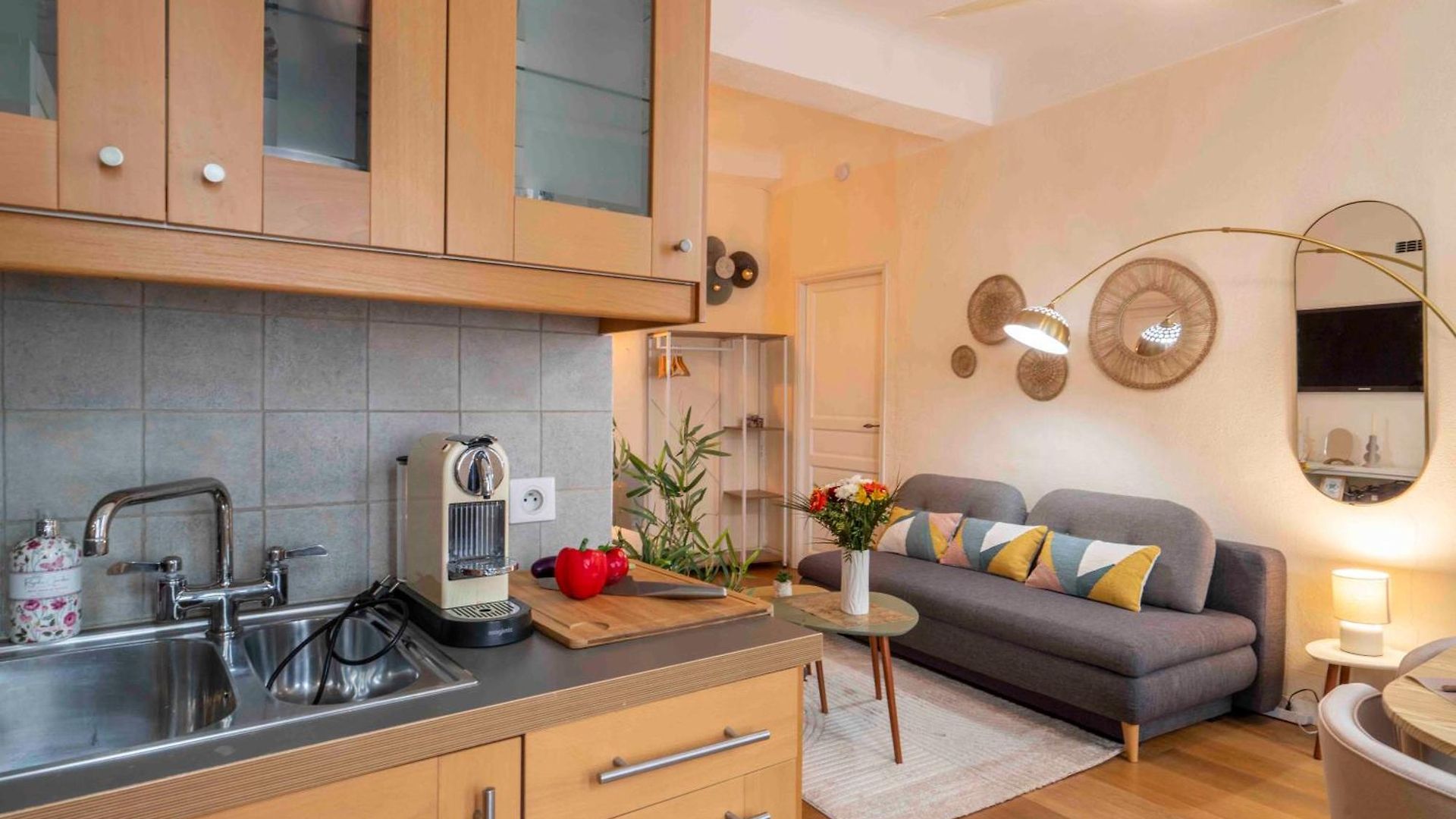 Charming Flat, Fully Equipped, Air Conditioning, Only 300m - La Loge Nice