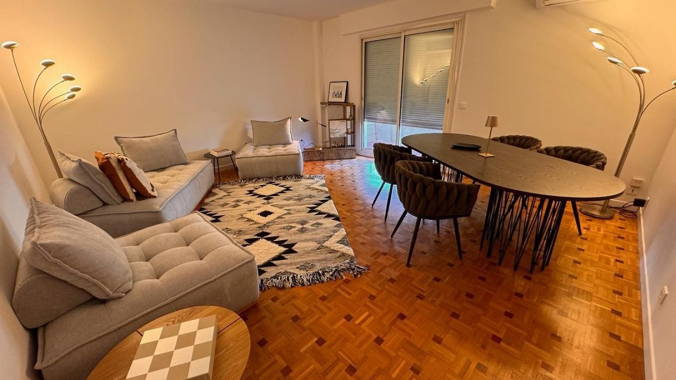 élégant 3 Pièces, 2 Chambres, 4 Pers, Clim, Wi-fi, Proche Des Plages