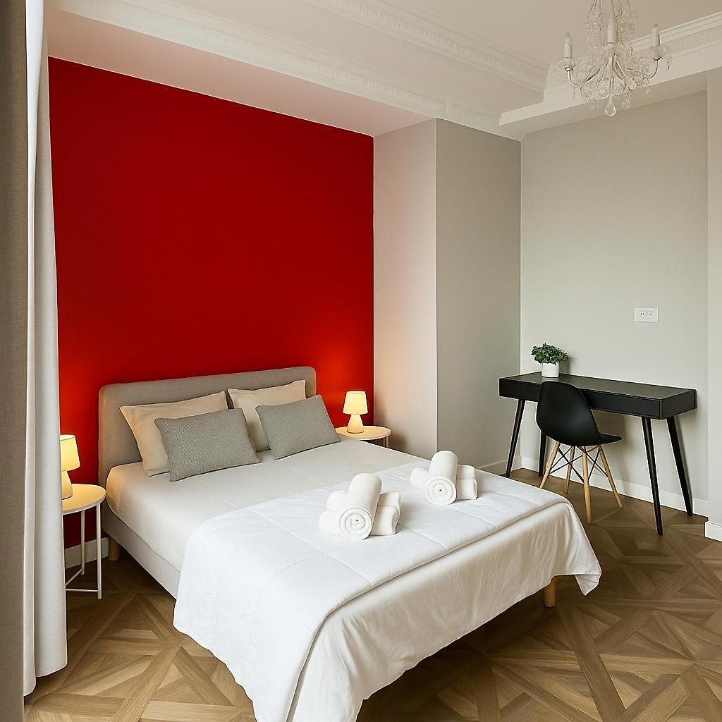 Tres Bel Appartement Spacieux Design Plein Centre Nice Climatise - 3 Chambres Apartment *