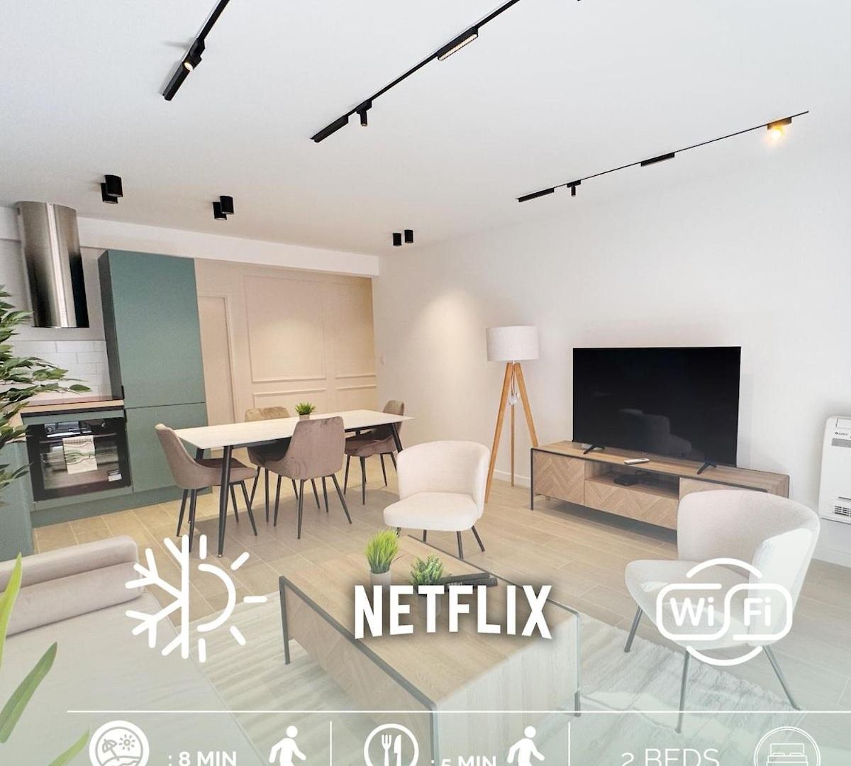 Appartement Rf112 - T3 Lumineux à Deux Pas Du Port *