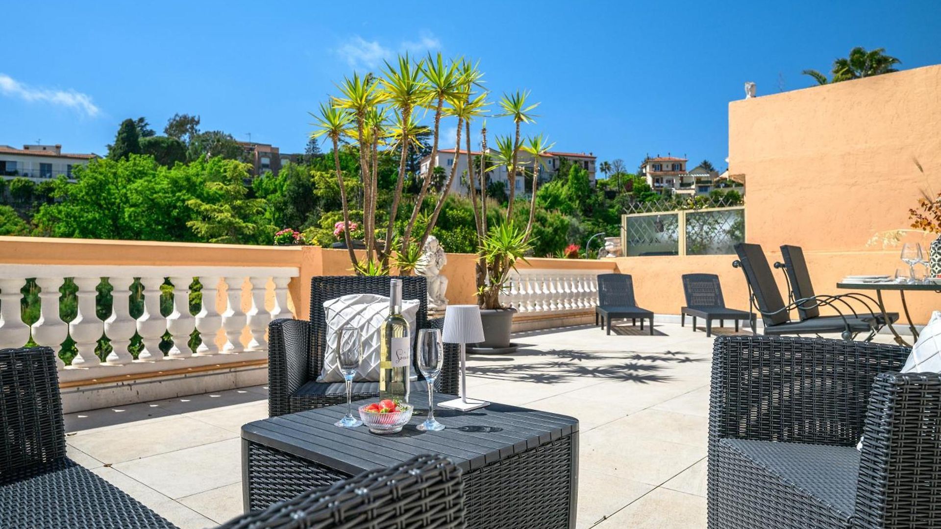 Fabron, Terrasse & Piscine Dans Apartment Nice