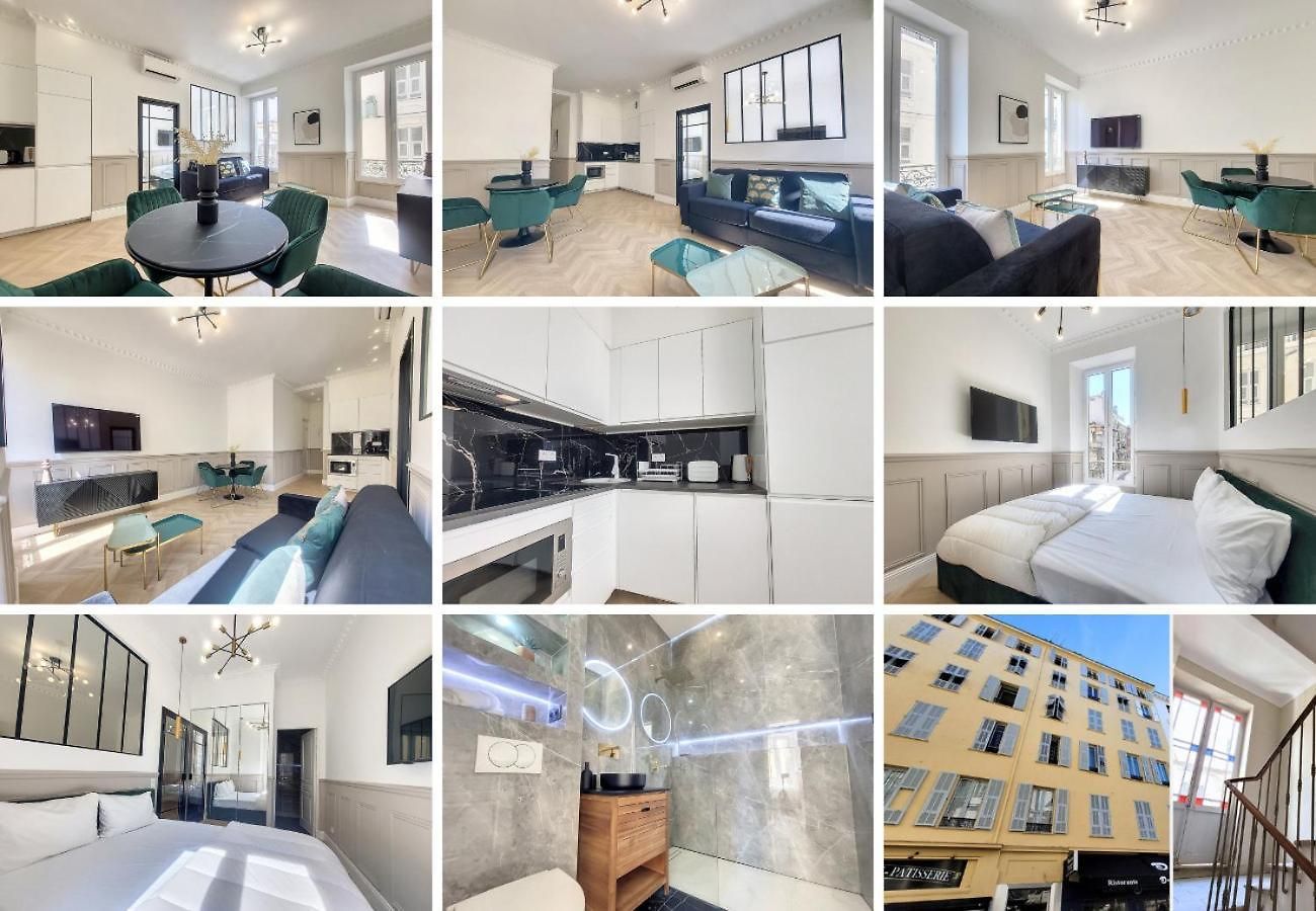 Nestor&jeeves - Emeraude - - Modern Appartement Nice