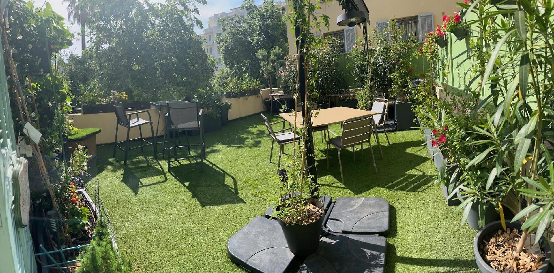 Vue Jardin Alsace Lorraine Victor Hugo Nice