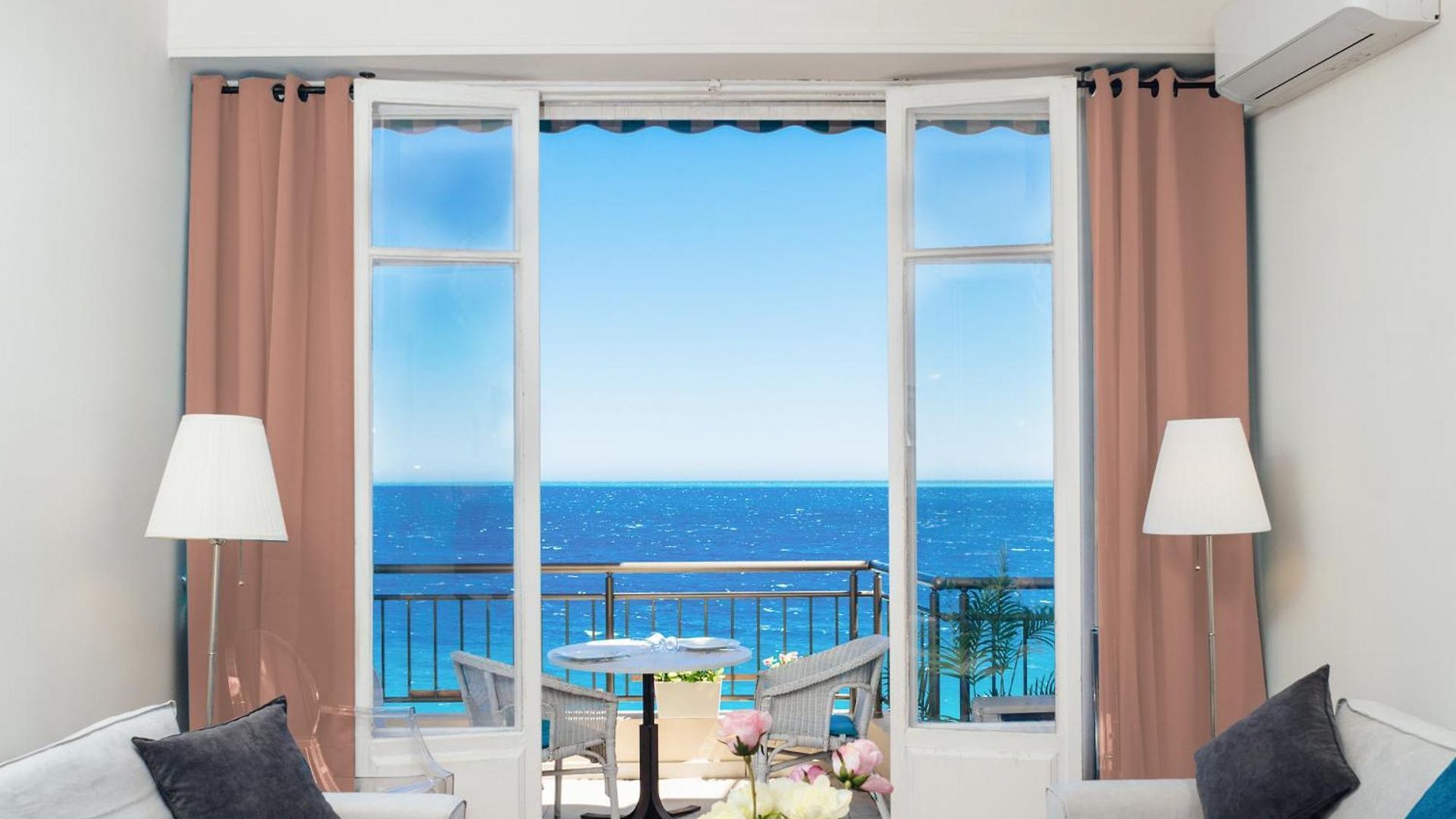 Le Méditerrannée By Enjoynice, Breathtaking Sea View, 2 Terraces&airco Appartement Nice