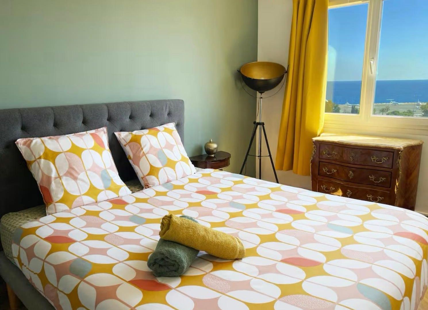 Panoramic Sea View - Air Conditioning - Terrace - 2 Bedrooms - Kitchen - Wifi - Tramway Appartement *