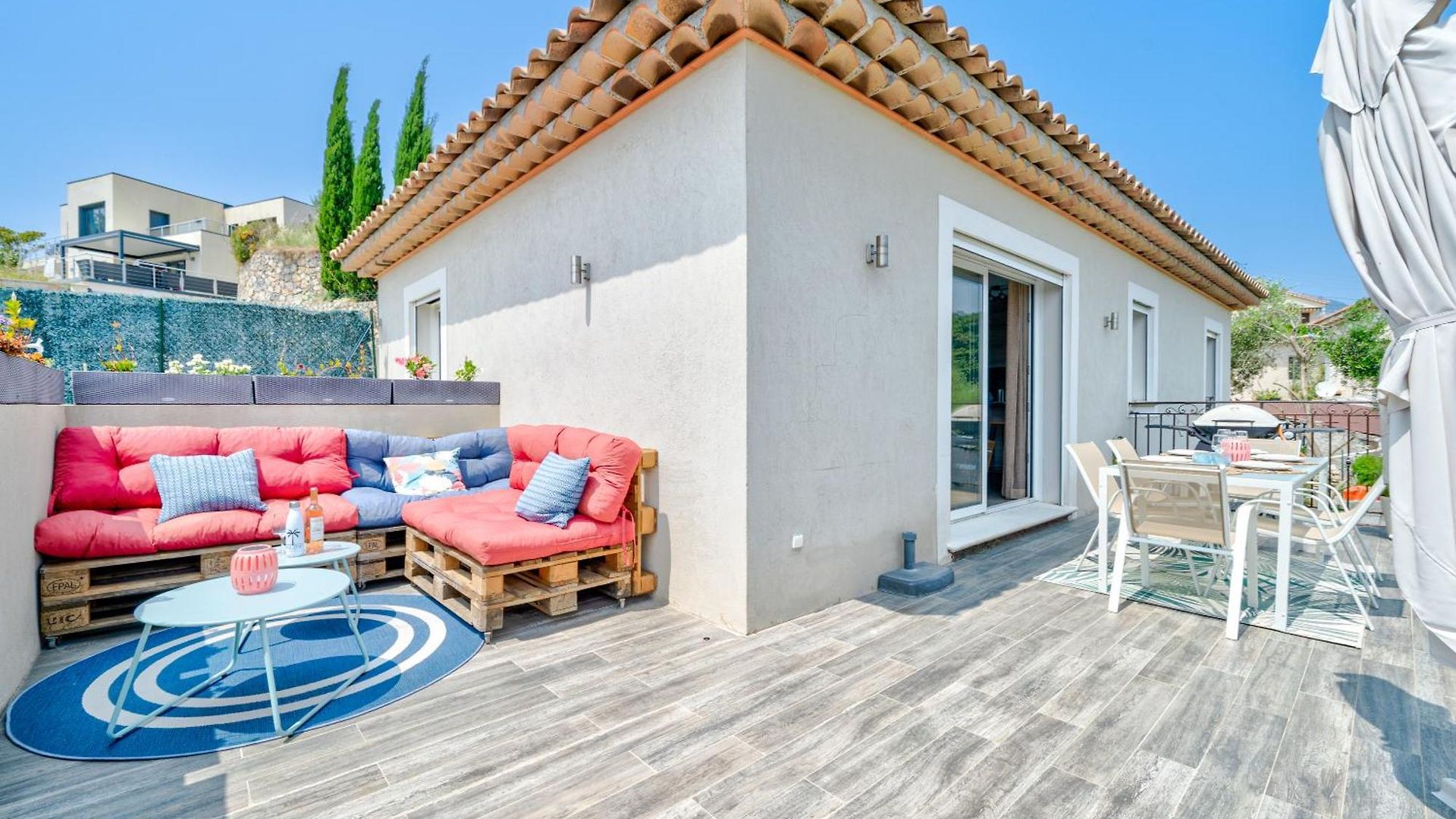 Maison Nicoise Vue Degagee Avec Jacuzzi Privatif *