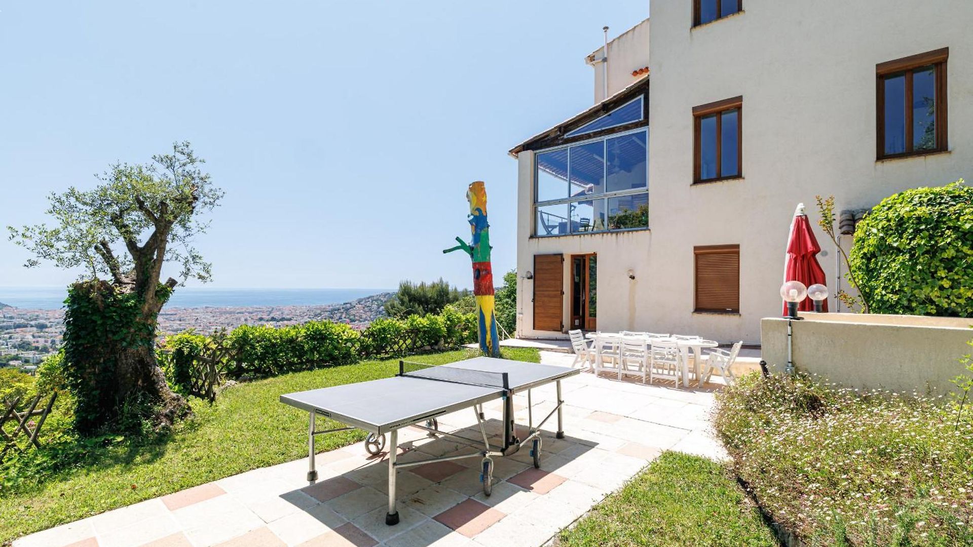 Villa Monte Cristo - Conviviale A - Superbe Vue, Piscine Et Jeux En Plein Air Nice