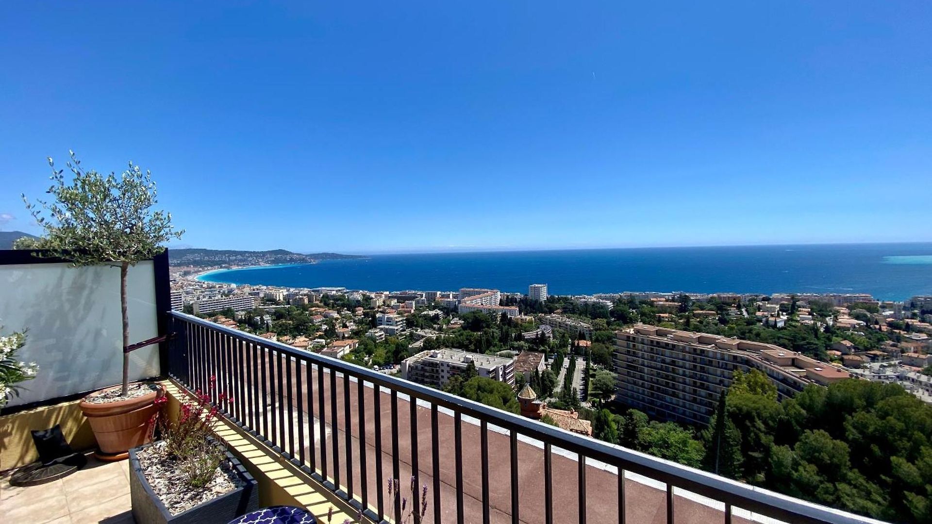 Appartement Ouest-splendide 3p, Roof-terrace Panoramic Sea View Nice