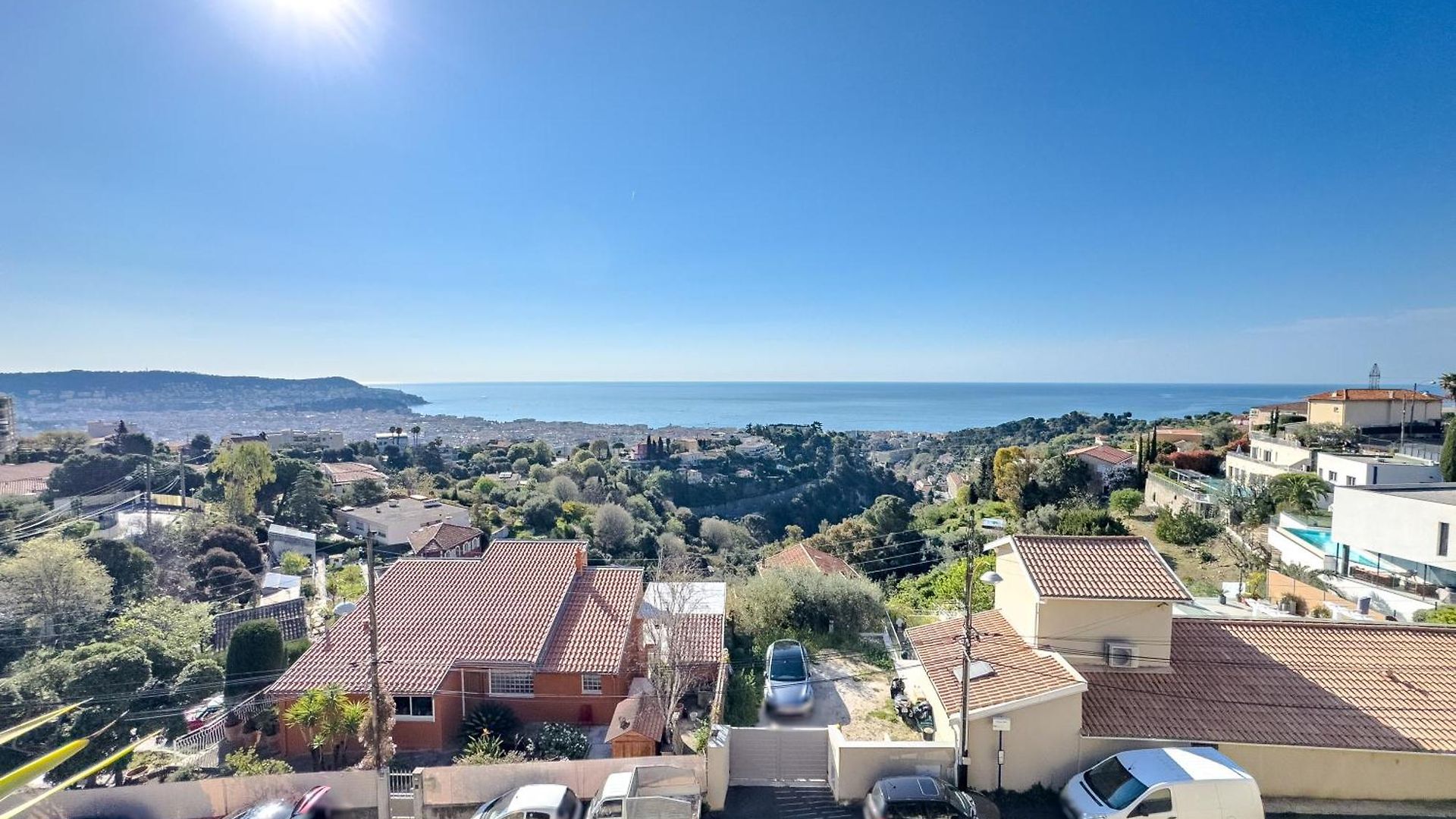 Panoramic Sea View Of The French Riviera, Parking