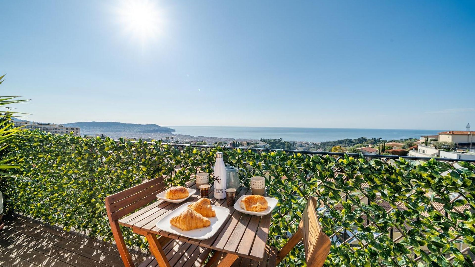 Apartment Panoramic Sea View Of The French Riviera, Parking Nice