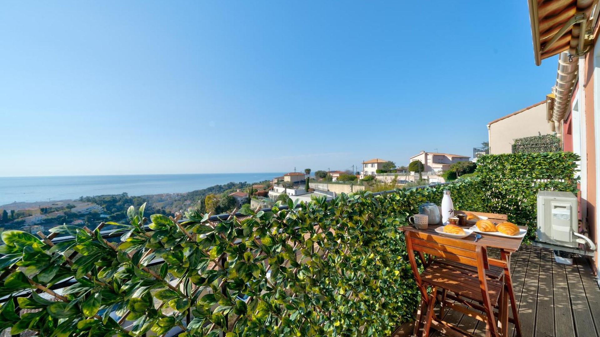 Panoramic Sea View Of The French Riviera, Parking Apartment
