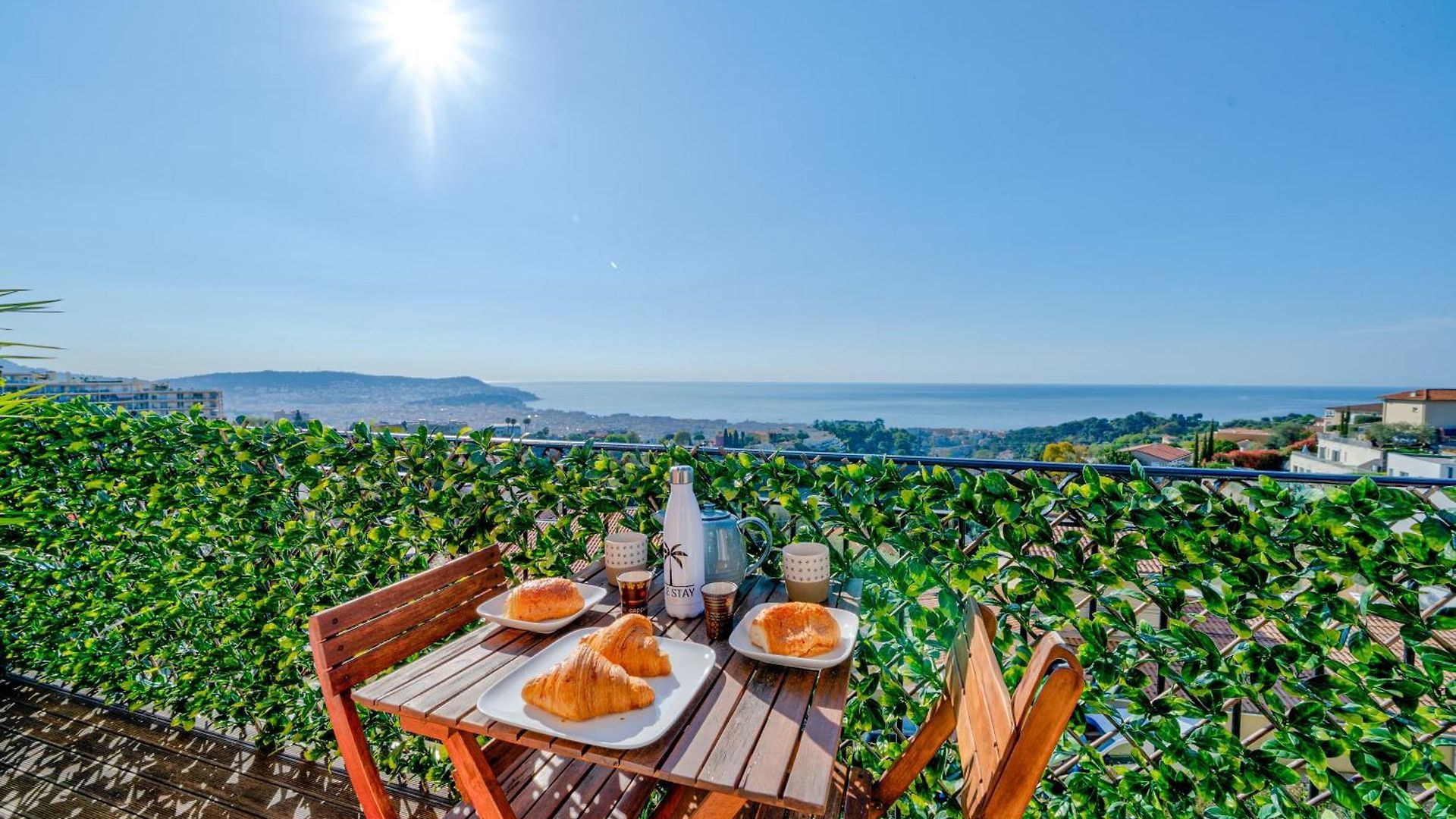 Apartment Panoramic Sea View Of The French Riviera, Parking *