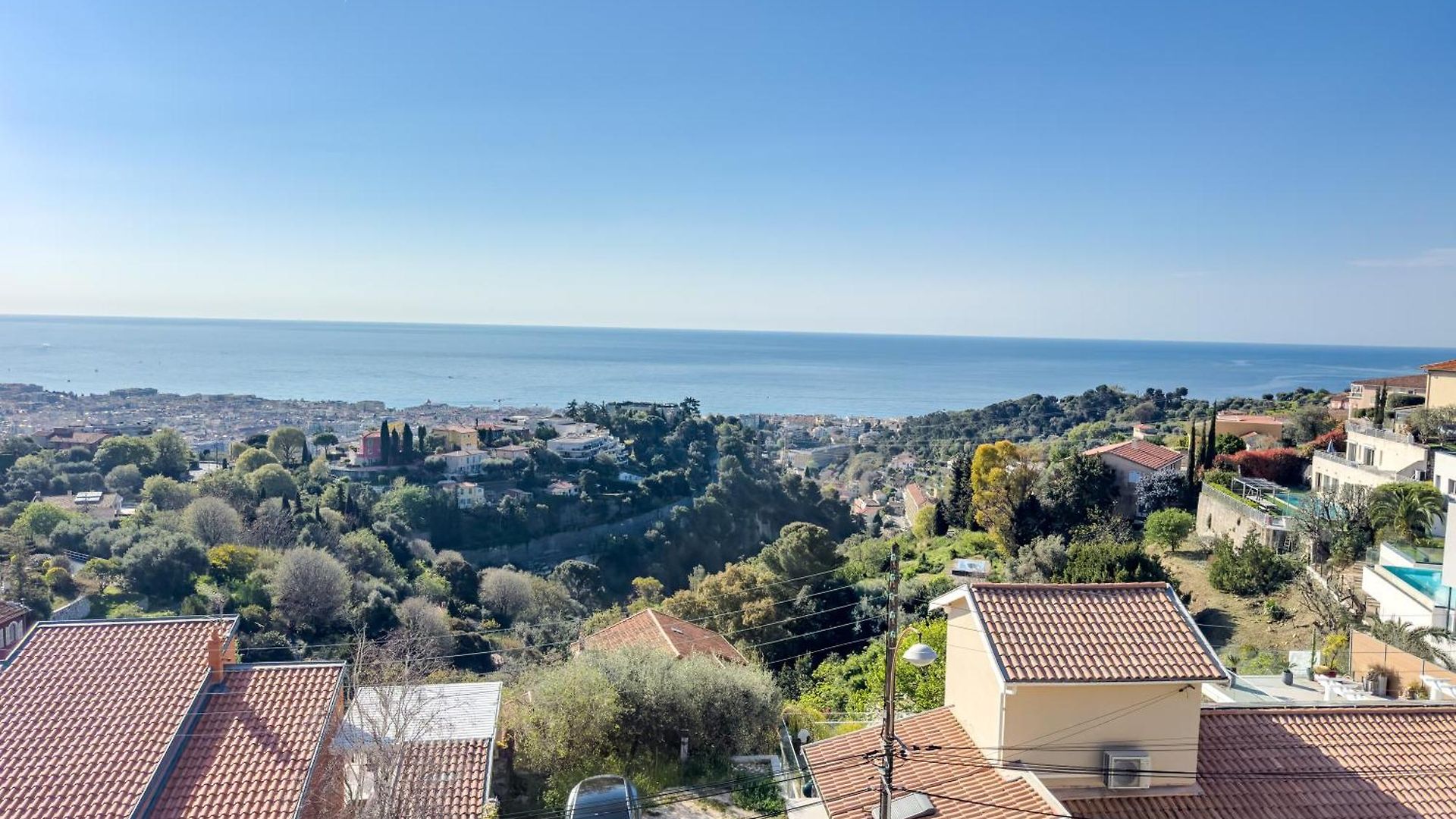 Panoramic Sea View Of The French Riviera, Parking *