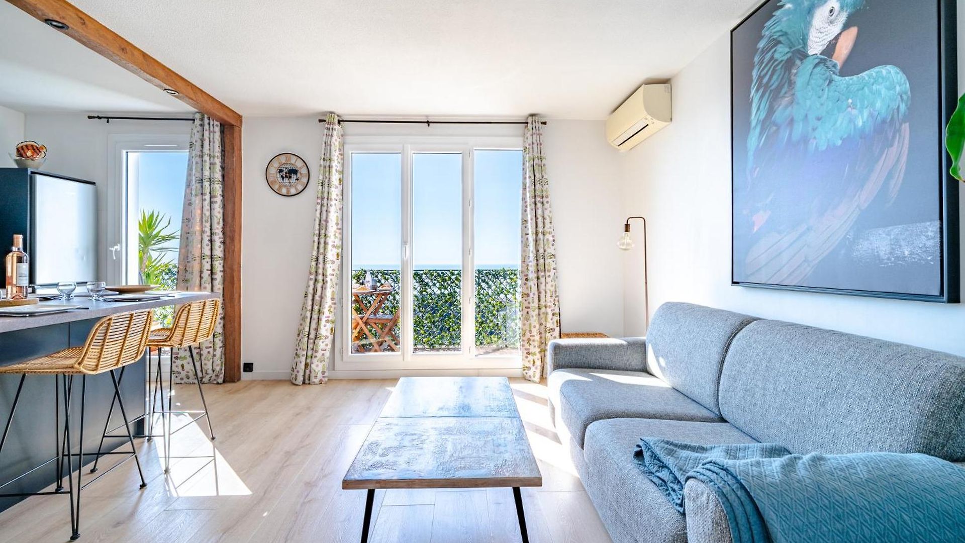 Panoramic Sea View Of The French Riviera, Parking Nice