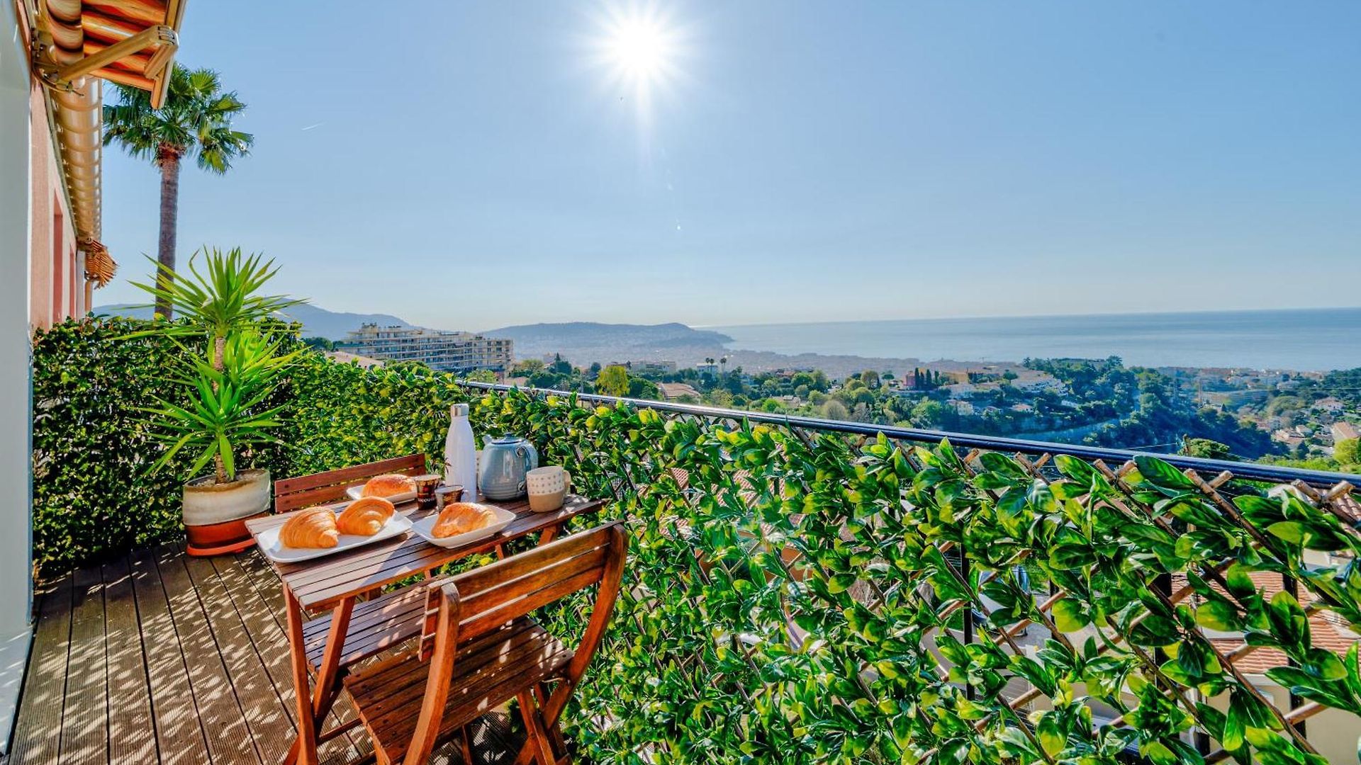 Panoramic Sea View Of The French Riviera, Parking Nice