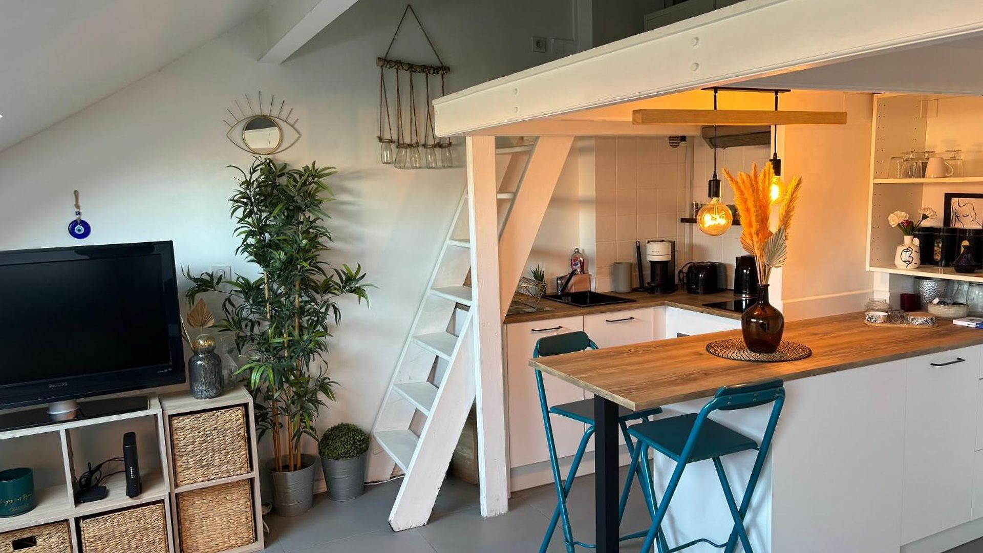 Cosy Rooftop Centre Appartement Nice