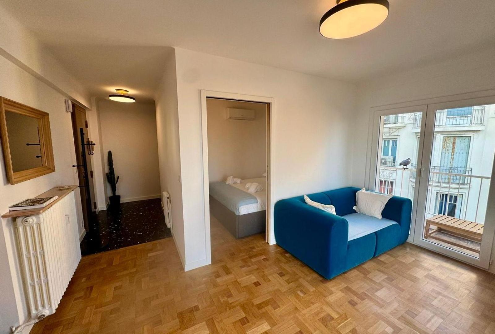 Vue T2 Cosy, à Pied 3 Mins, Coucher De Soleil, Parc Privé Appartement Nice