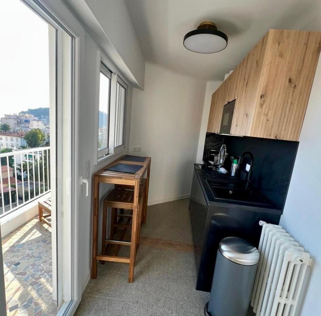Appartement Vue T2 Cosy, à Pied 3 Mins, Coucher De Soleil, Parc Privé Nice