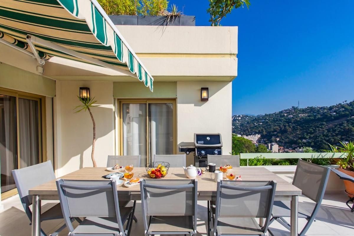 S12 Staywizus - 2bdr Bellet Sea & Mountain View Parking, Terrace & Ac Nice