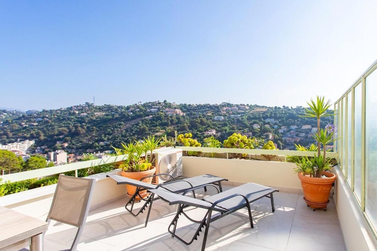 S12 Staywizus - 2bdr Bellet Sea & Mountain View Parking, Terrace & Ac Appartement *