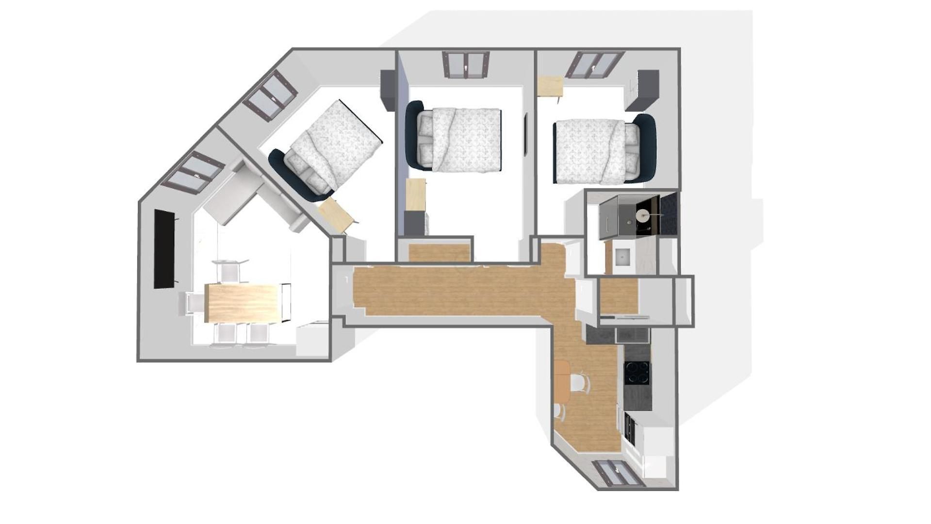 Apartment Small Paradise 4 Cozy With Ac *