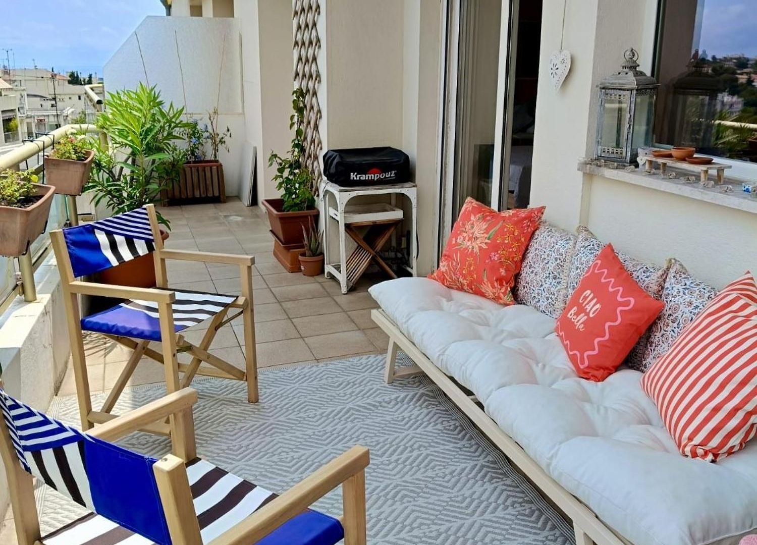 Apartment Stunning 2 Bedroom With Terrace And Sea View, Cimiez Liberation