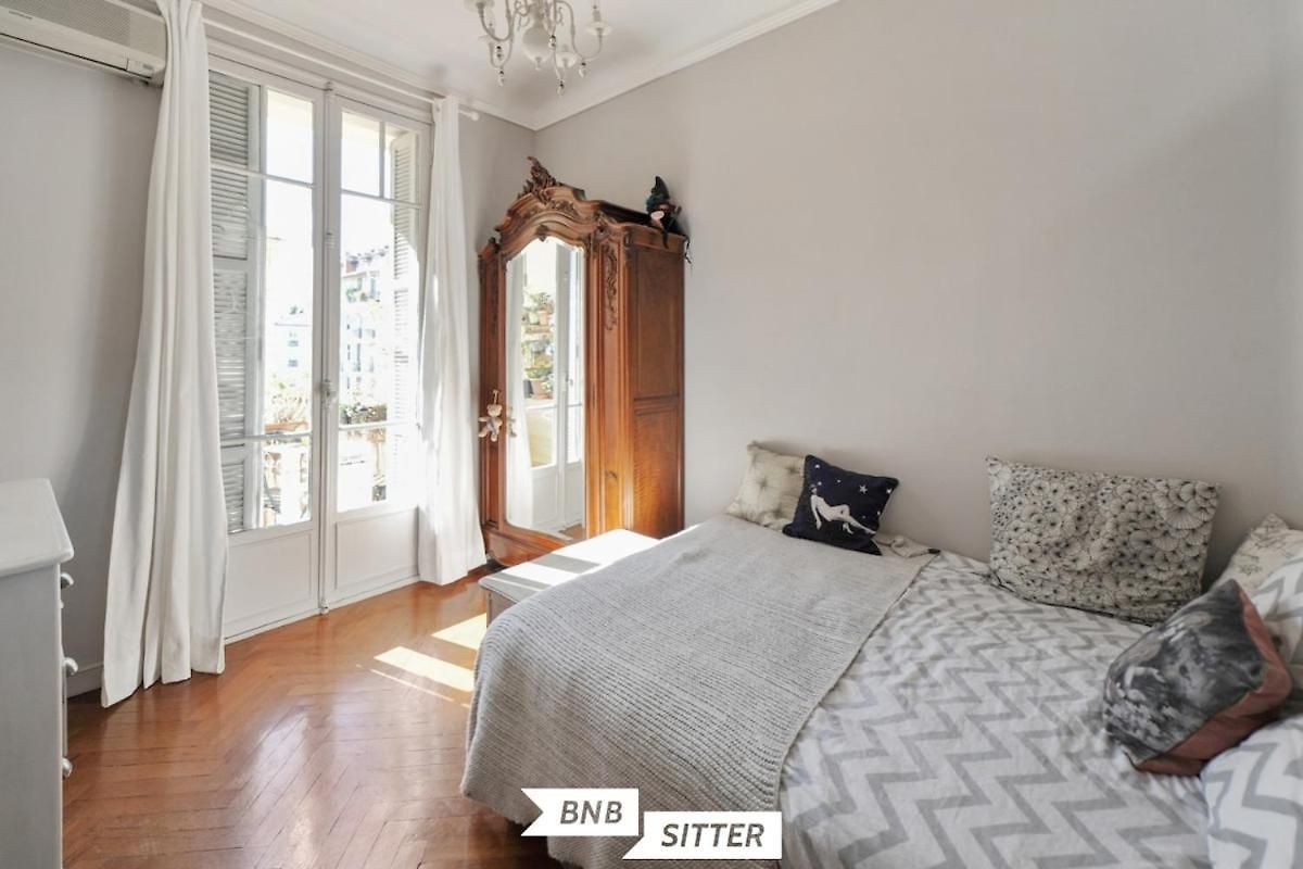 Appartement Bohemian Style And Luminous Balcony Nice