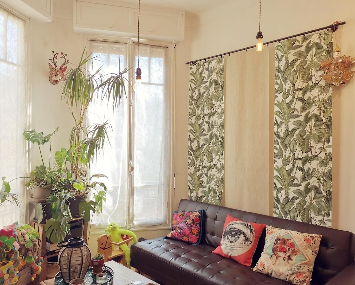 Bohemian Style And Luminous Balcony