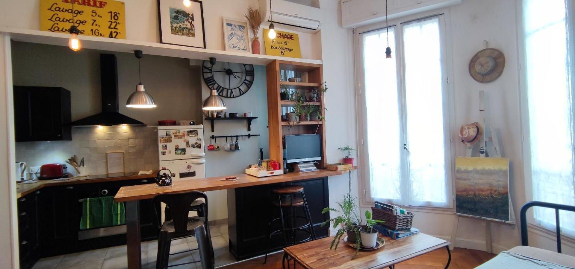 Appartement Bohemian Style And Luminous Balcony