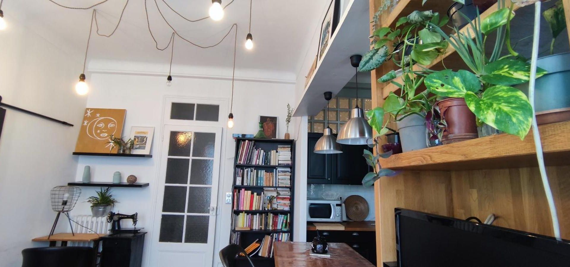 Appartement Bohemian Style And Luminous Balcony Nice