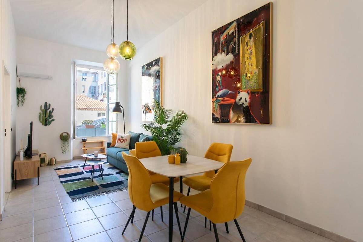 #56 Staywizus - 2p Massena Close Promenade, Old Town, Ac Appartement *