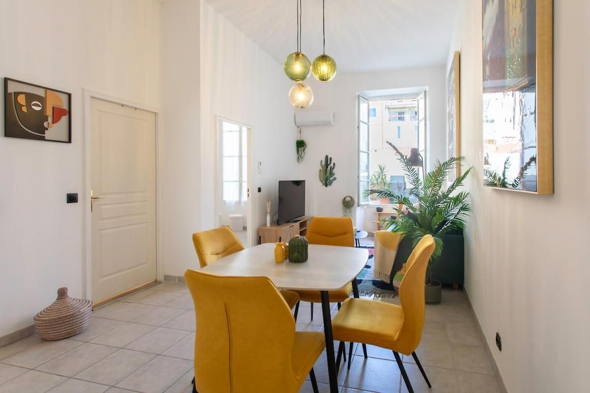 #56 Staywizus - 2p Massena Close Promenade, Old Town, Ac Appartement