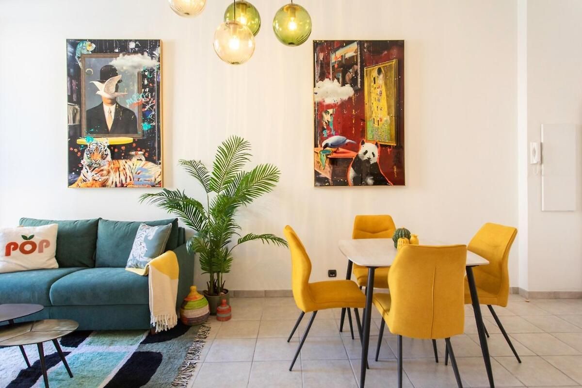#56 Staywizus - 2p Massena Close Promenade, Old Town, Ac Appartement *