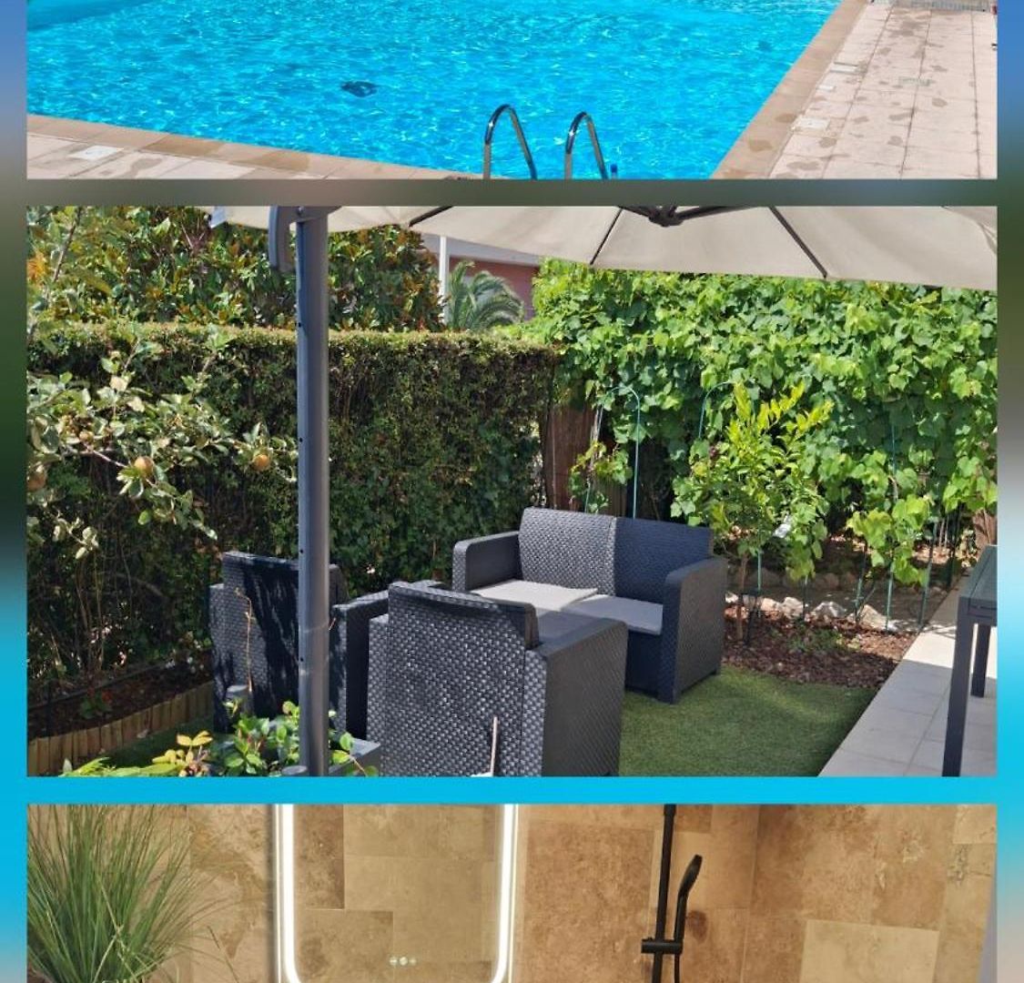 Lovely With Private Garden And A Swimming-pool Apartment *