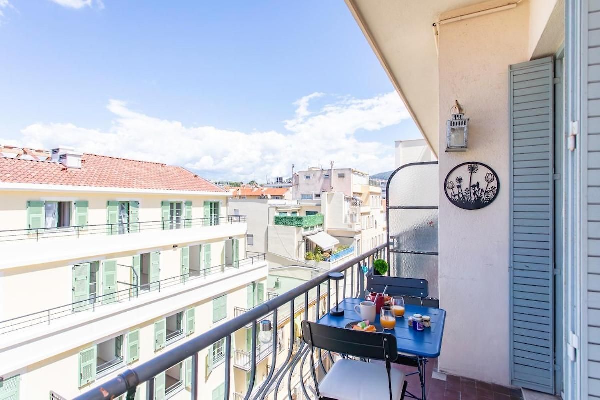 Appartement L4 Staywizus - 2bdr Des Postes Central, Massena Ac 2balconies