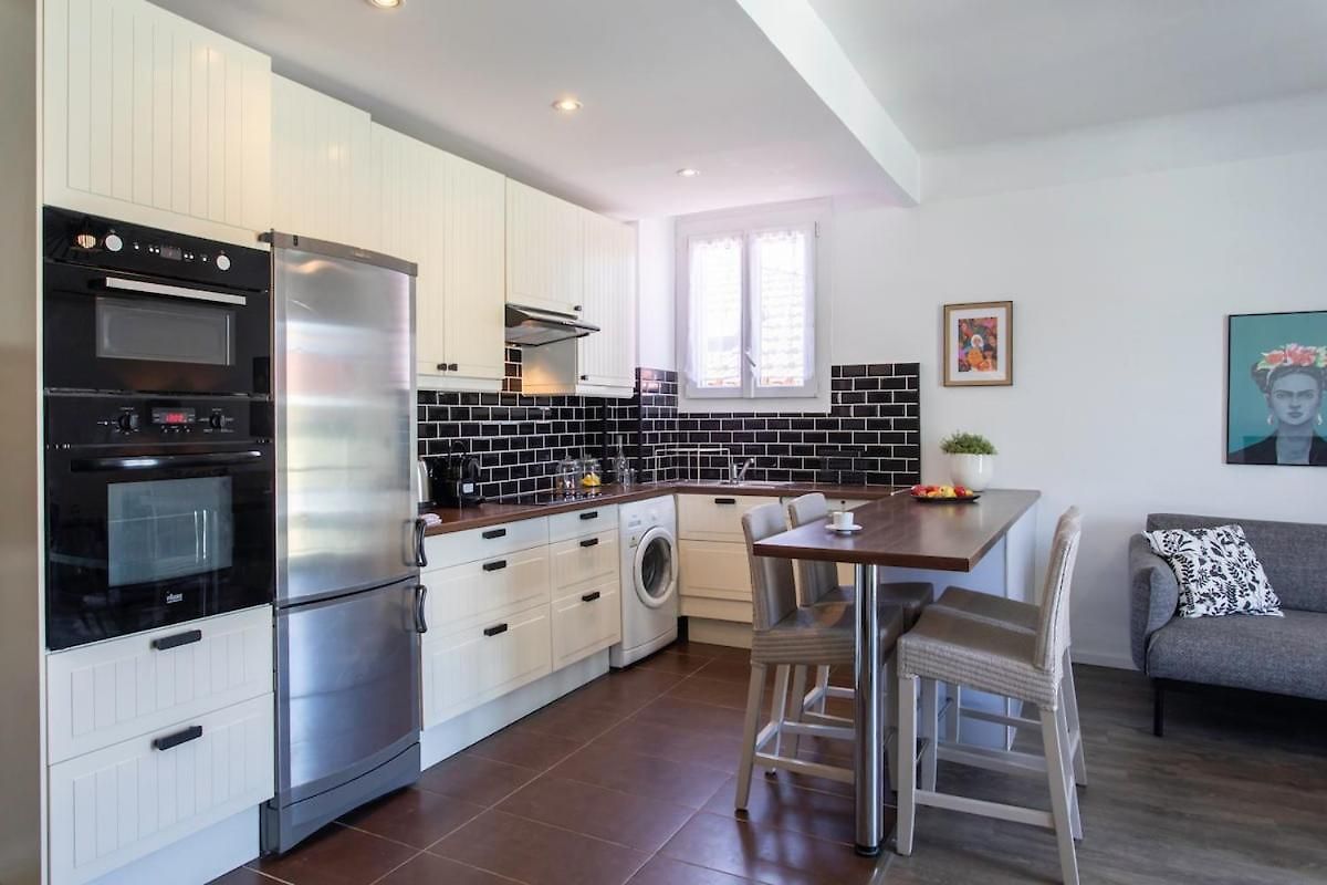 L4 Staywizus - 2bdr Des Postes Central, Massena Ac 2balconies Appartement