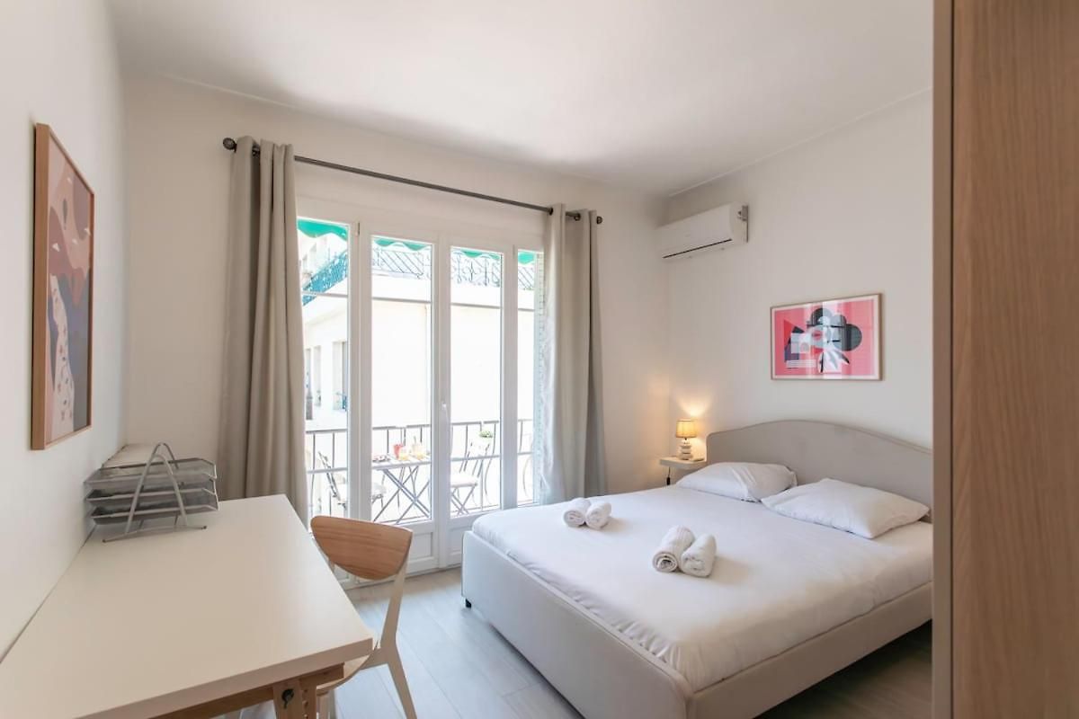 Appartement L4 Staywizus - 2bdr Des Postes Central, Massena Ac 2balconies *